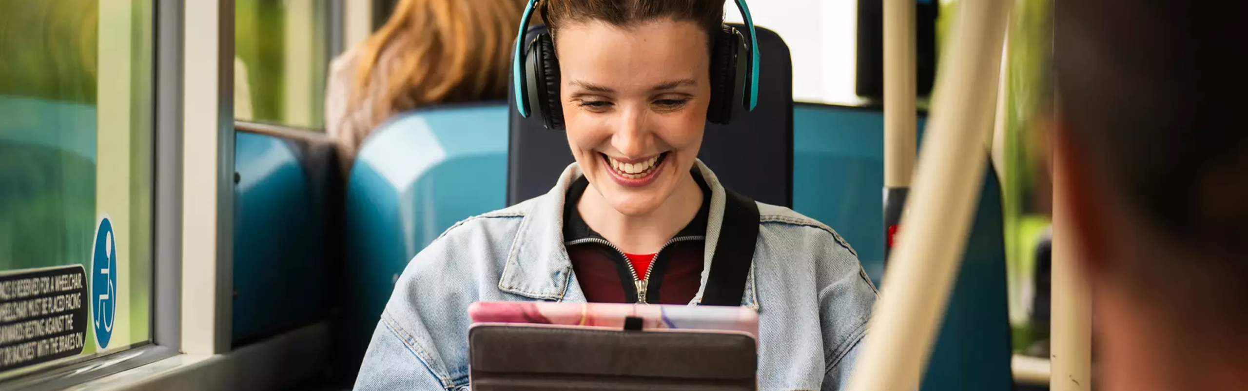 Woman on iPad