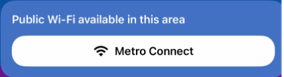 Metro Connect banner